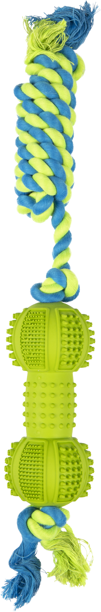 Flamingo Toy Ruffus Dumbbell Twist with rope Multiple colours