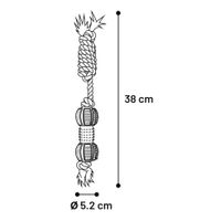 Flamingo Toy Ruffus Dumbbell Twist with rope Multiple colours