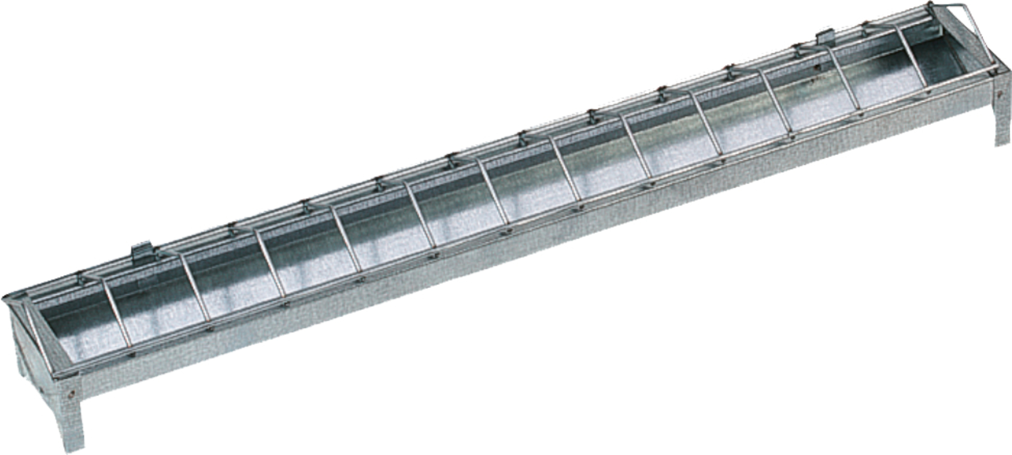 Flamingo Feeding trough Chick Herka Rectangle Silver