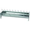 Feeding trough Poultry Herka Rectangle Silver