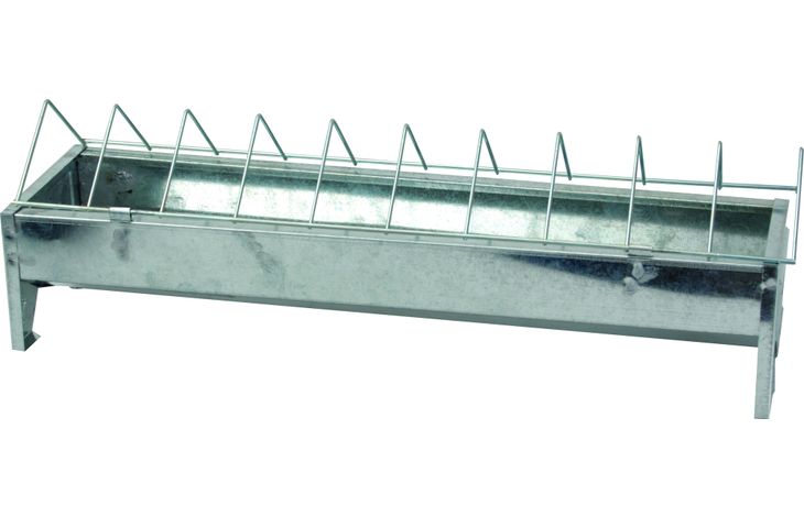 Flamingo Feeding trough Poultry Herka Rectangle Silver