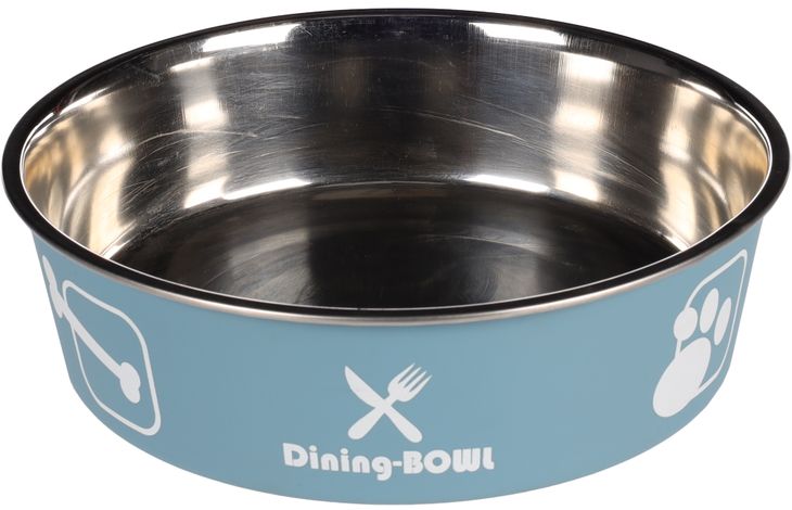 Flamingo Eet- en drinkpot Lena Rond Blauwgrijs & Zilver
