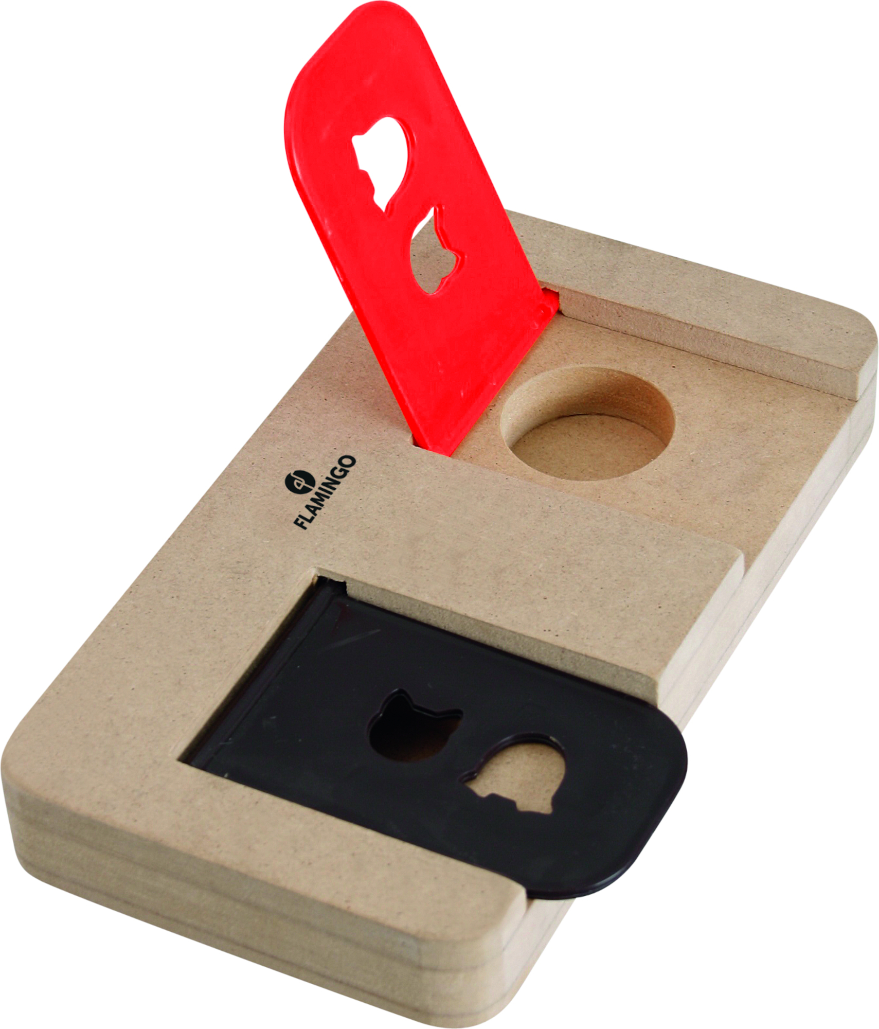 Flamingo Toy Brain train Riddle  Light brown