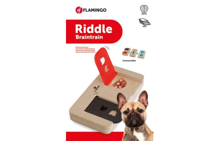 Flamingo Toy Brain train Riddle  Light brown