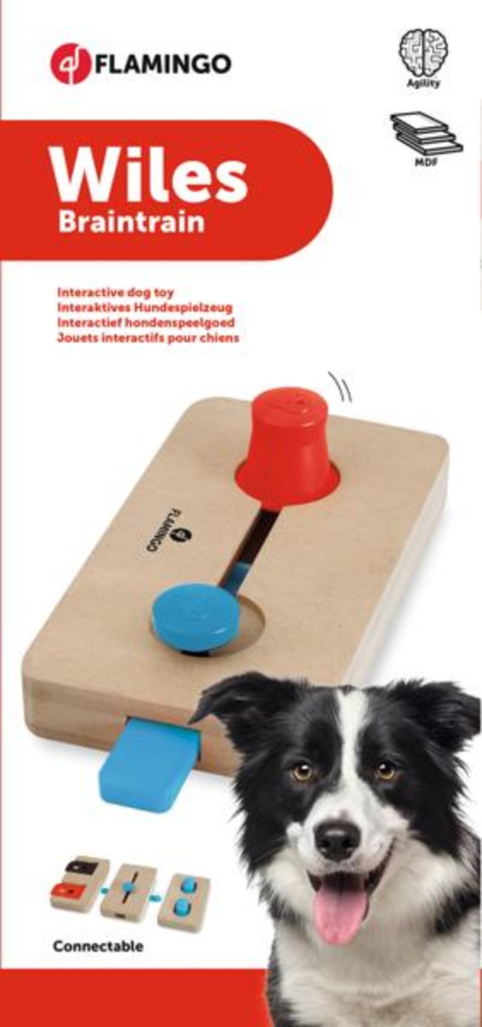 Flamingo Toy Brain train Wiles  Light brown