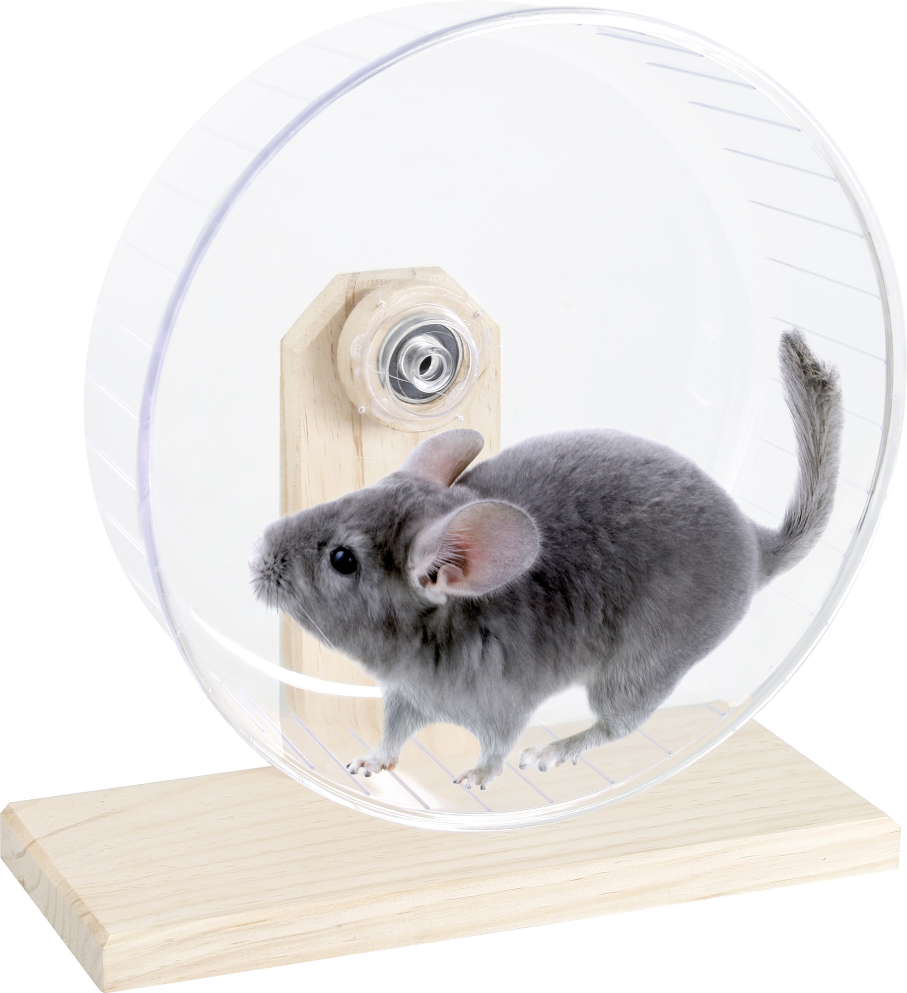 Flamingo Toy Bogie Exercise wheel Light brown