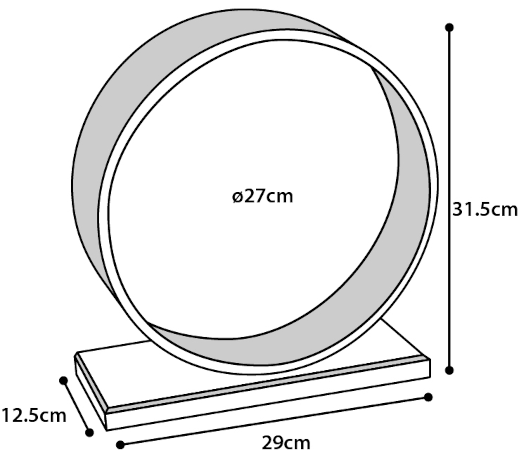 Flamingo Toy Bogie Exercise wheel Light brown