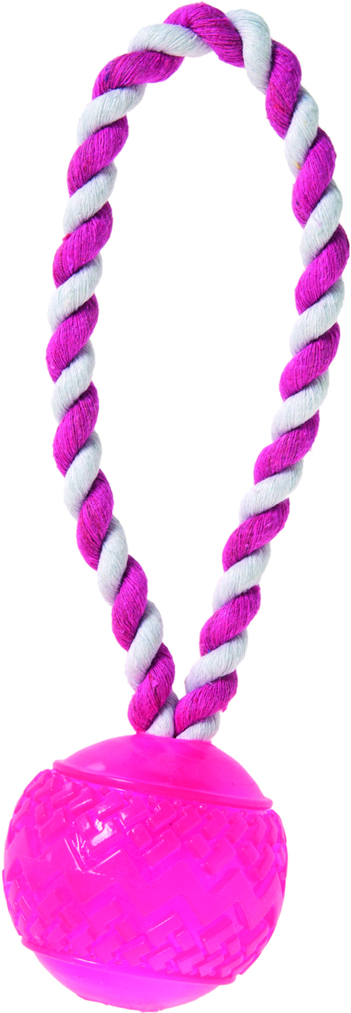 Flamingo Toy Missy Tug rope with ball Multiple colours