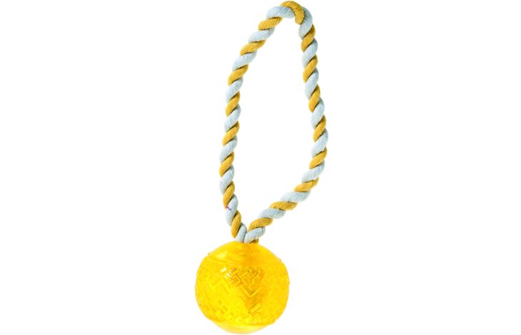 Flamingo Toy Missy Tug rope with ball Multiple colours