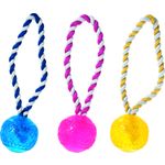 Toy Missy Tug rope with ball Multiple colours