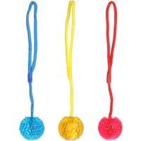 Flamingo Toy Missy Tug rope with ball Multiple colours