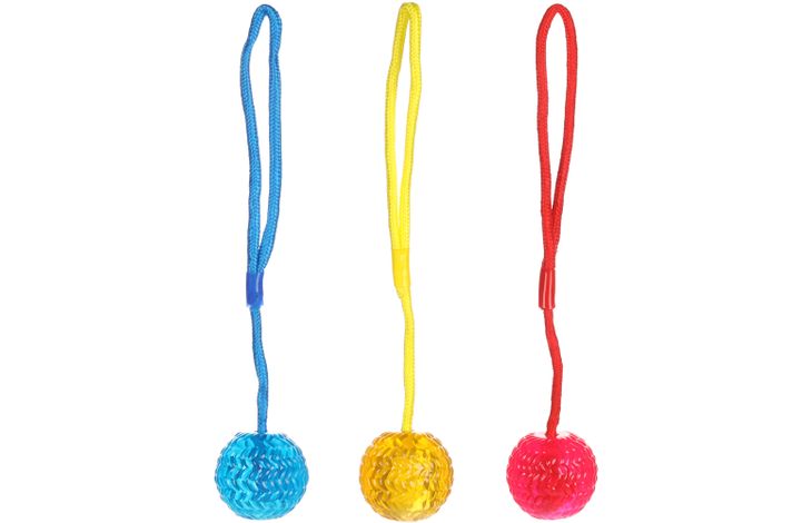 Flamingo Toy Missy Tug rope with ball Multiple colours
