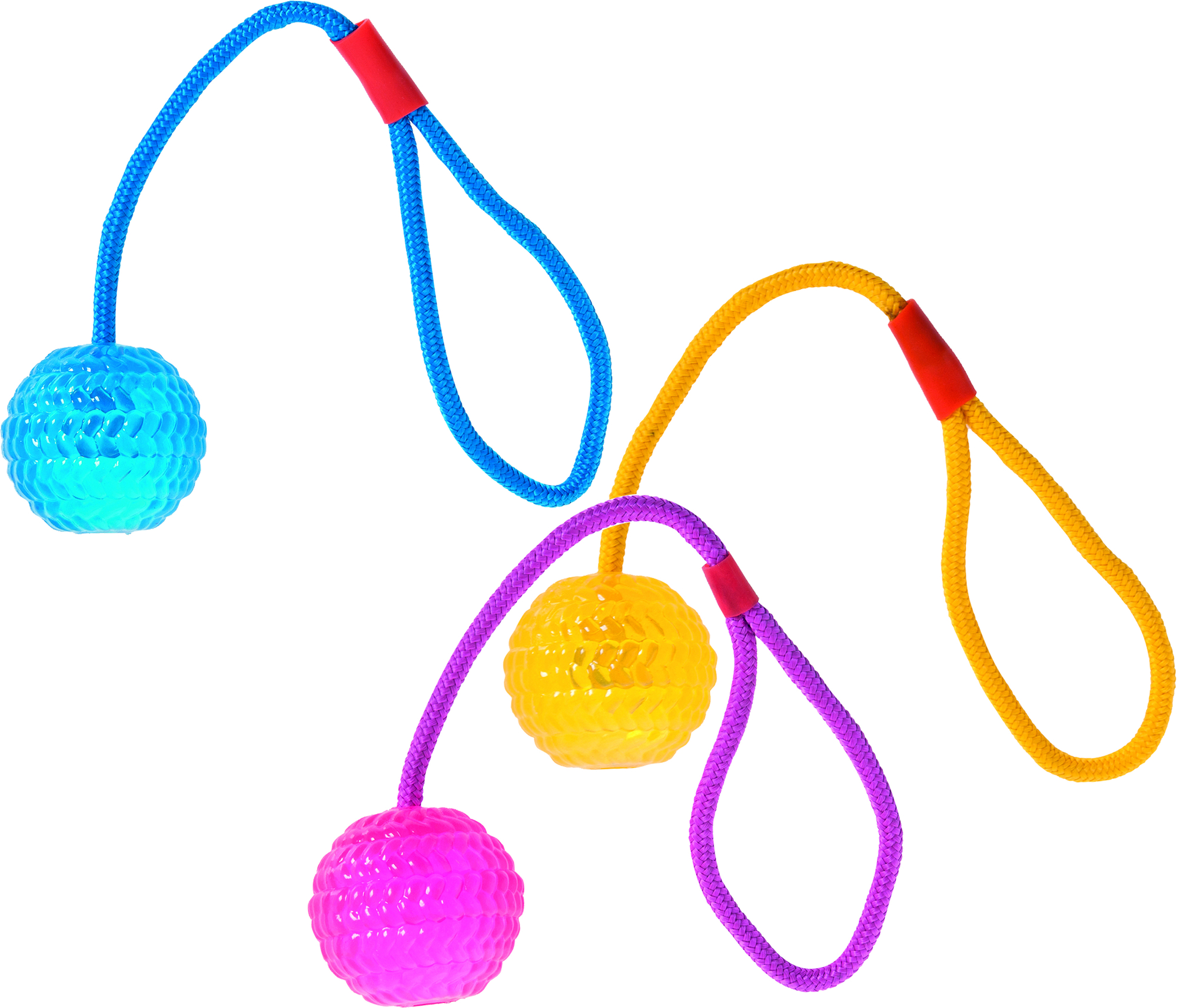 Flamingo Toy Missy Tug rope with ball Multiple colours