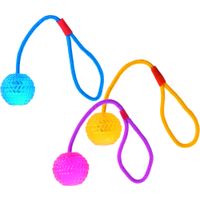 Flamingo Toy Missy Tug rope with ball Multiple colours