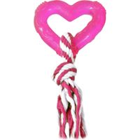 Flamingo Toy Wedda Heart with rope Multiple colours
