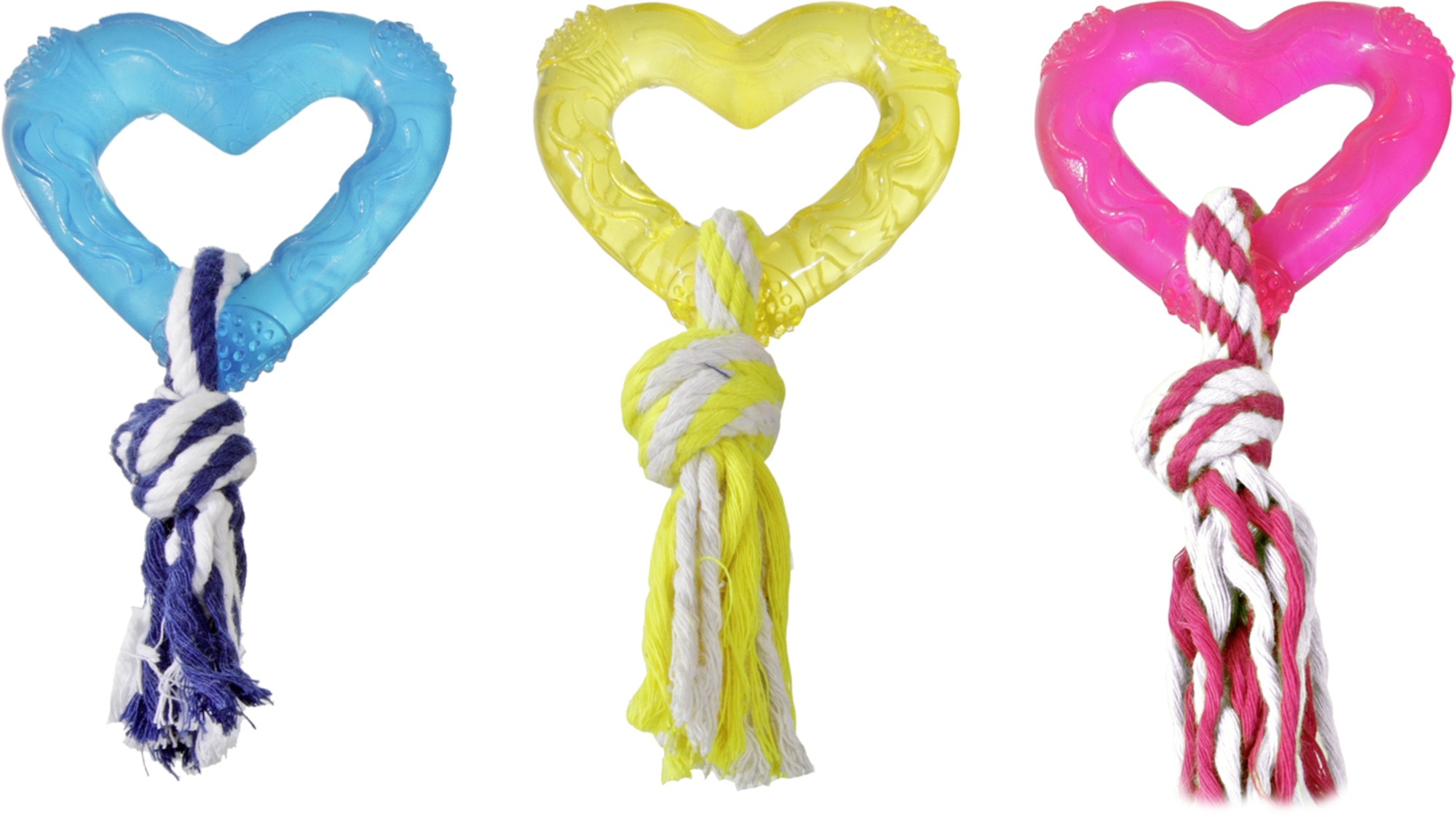 Flamingo Toy Wedda Heart with rope Multiple colours