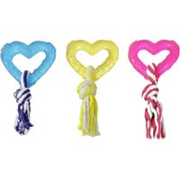 Flamingo Toy Wedda Heart with rope Multiple colours