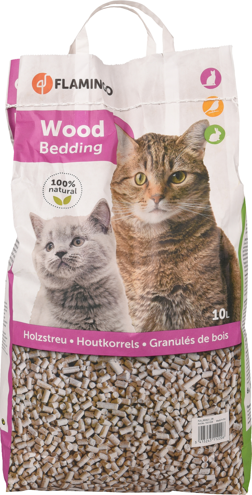 Flamingo Wood pellet Brown