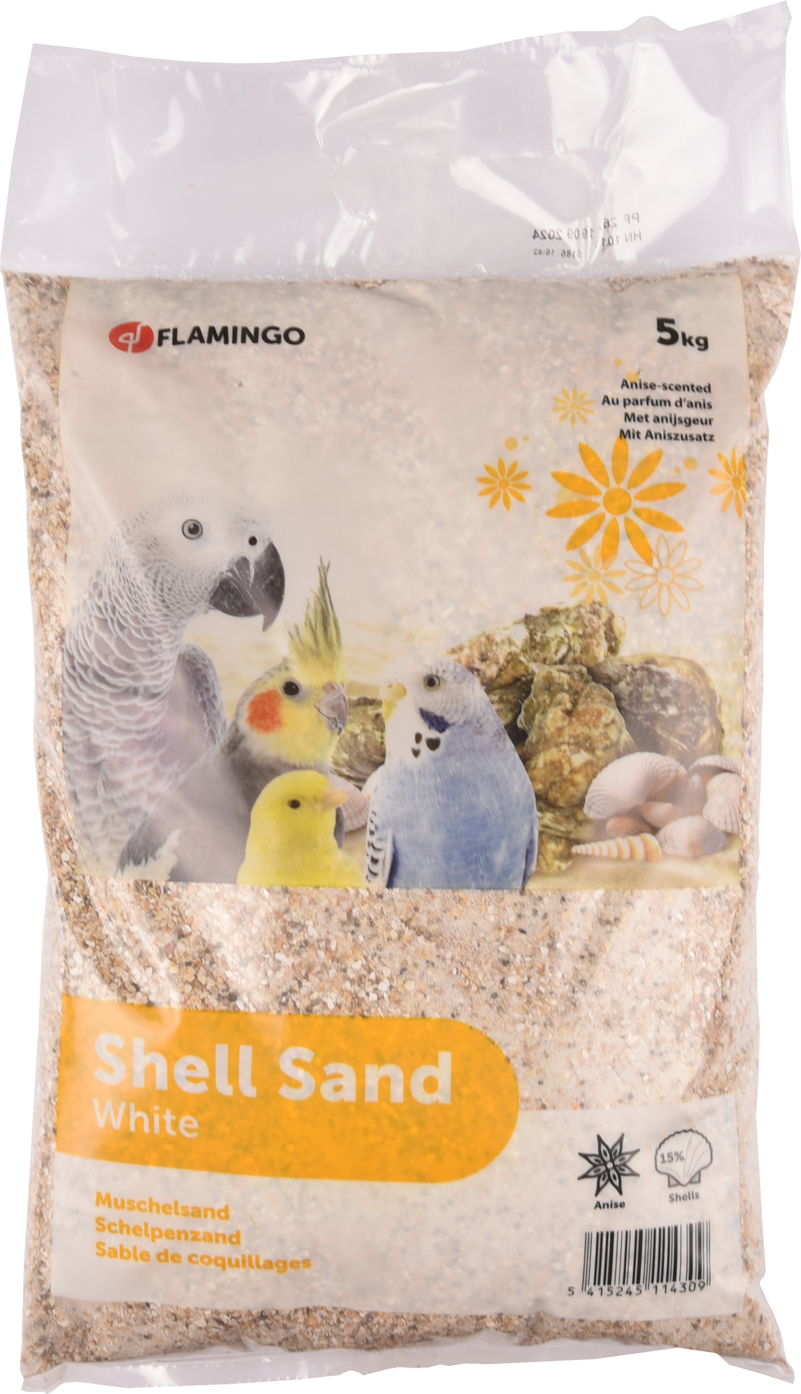 Flamingo Shell sand Anise White