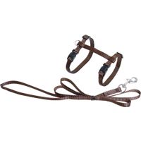Flamingo Harness with leash Ziggi Brown