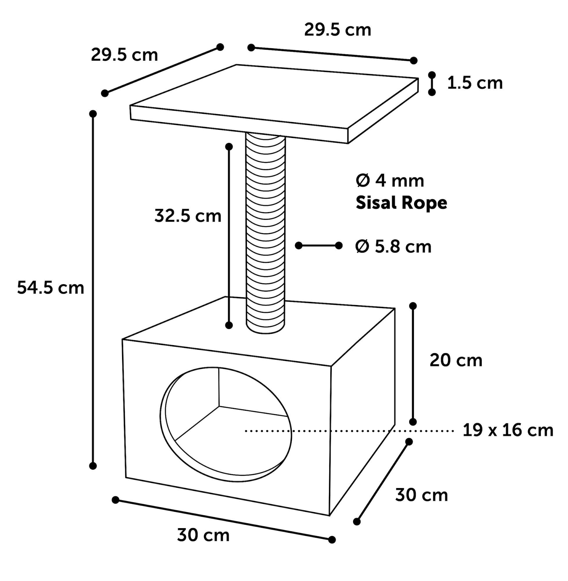 Flamingo Kratzbaum Sassière Beige