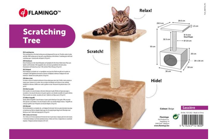 Flamingo Kratzbaum Sassière Beige