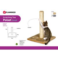 Flamingo Scratching tree  Polset Ecru & Grey