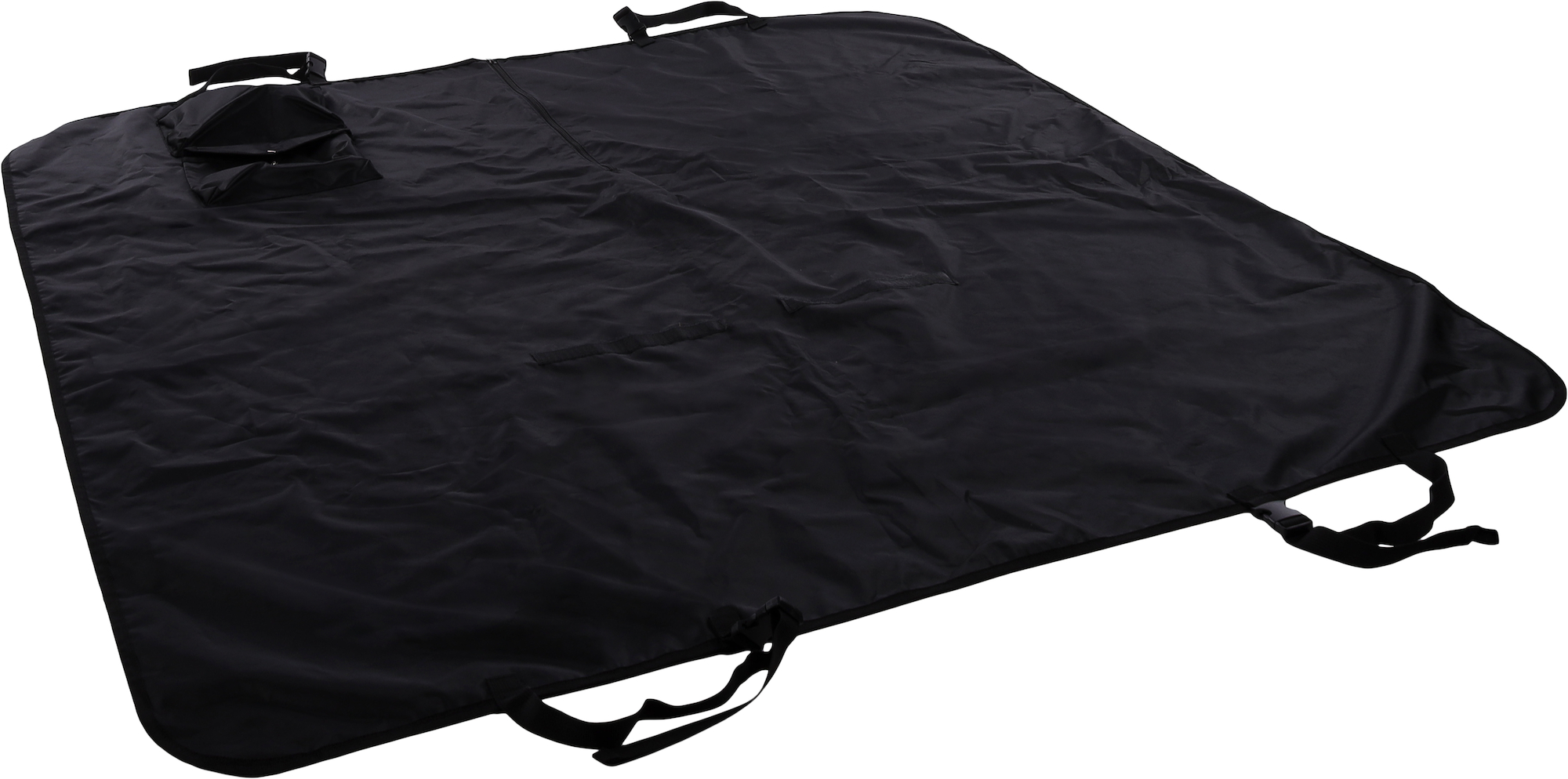 Flamingo Car seat cover Dex Can be split in two (for in the car) with headrest attachment Back seat Black