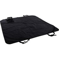 Flamingo Car seat cover Dex Can be split in two (for in the car) with headrest attachment Back seat Black