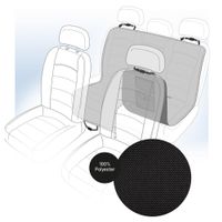 Flamingo Car seat cover Dex Can be split in two (for in the car) with headrest attachment Back seat Black