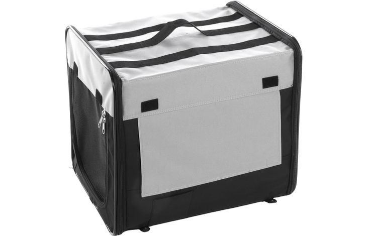 Flamingo Transportkooi Smart Top Plus Zwart & Grijs