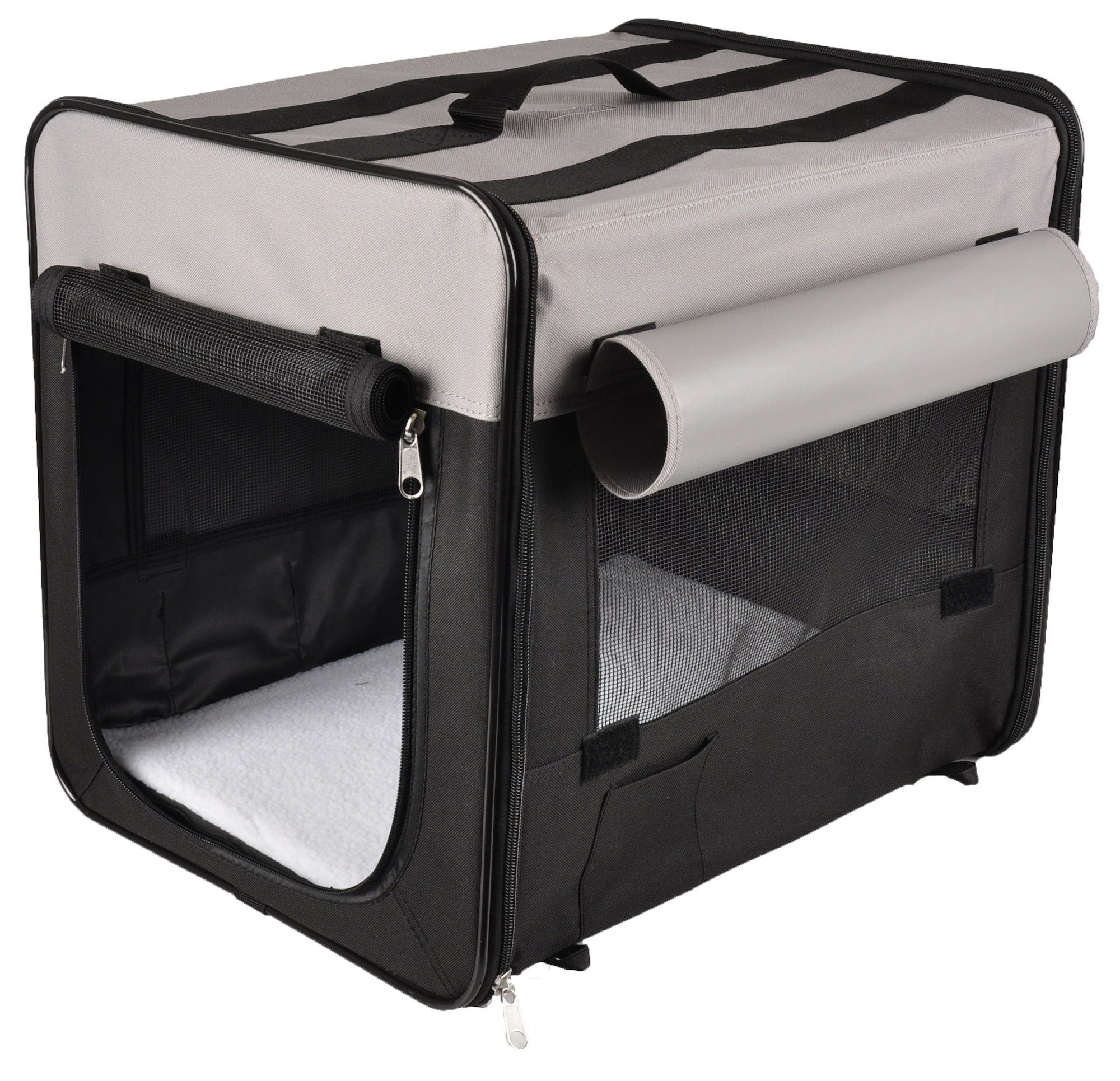 Flamingo Transport cage Smart Top Plus Black & Grey