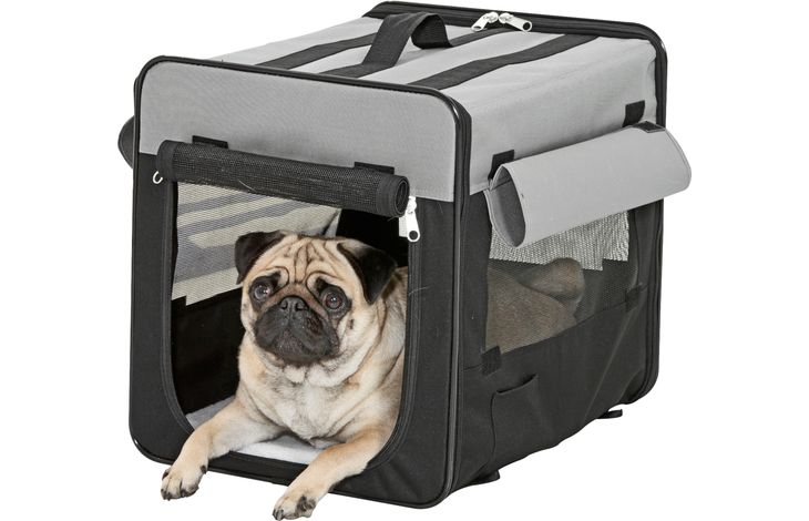Flamingo Transportkooi Smart Top Plus Zwart & Grijs