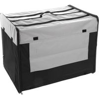 Flamingo Transportkooi Smart Top Plus Zwart & Grijs