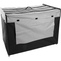 Flamingo Transportkooi Smart Top Plus Zwart & Grijs