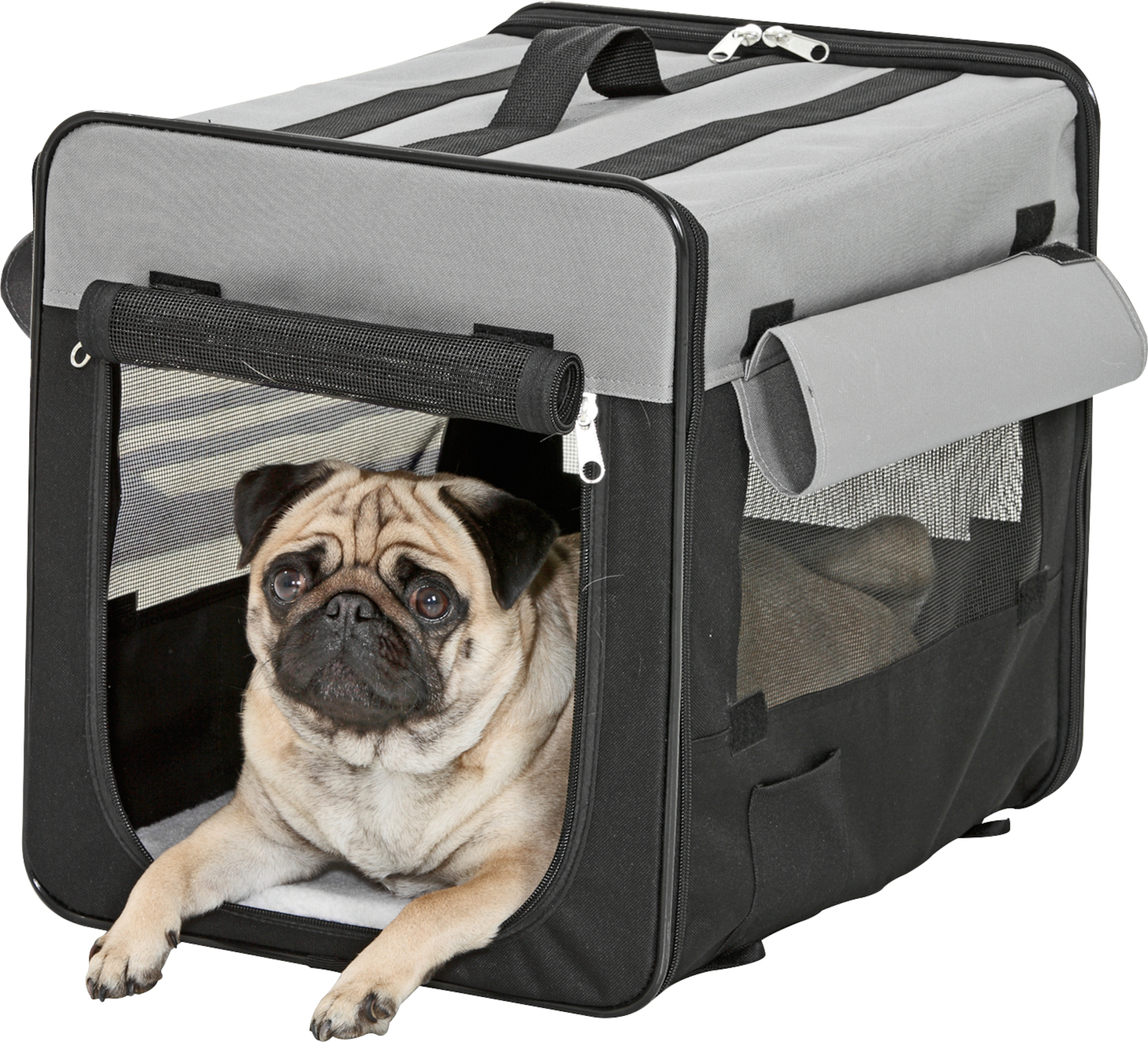 Flamingo Transport cage Smart Top Plus Black & Grey