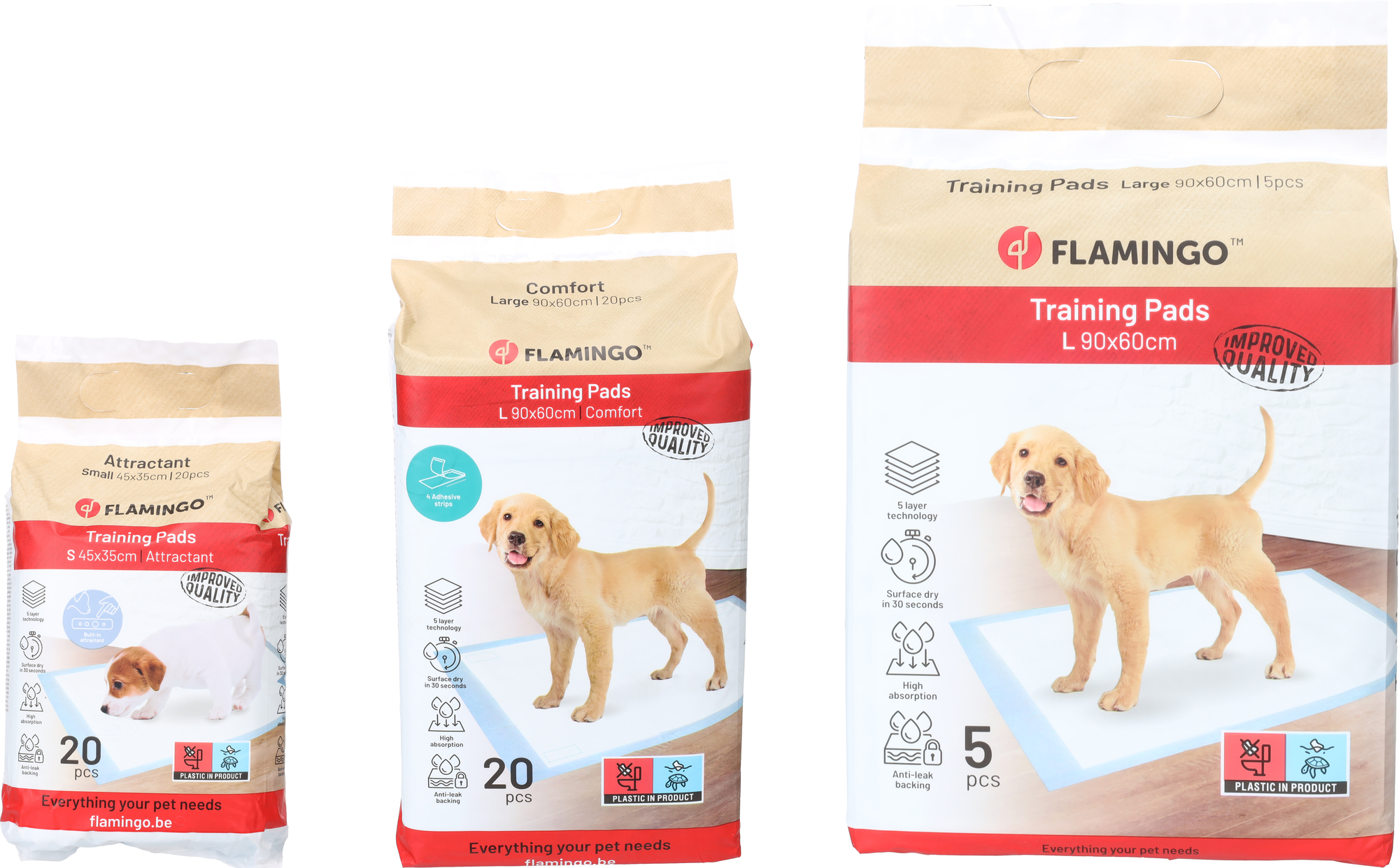 Flamingo Trainingsmatte Mit integriertem Lockstoff Pady Weiß