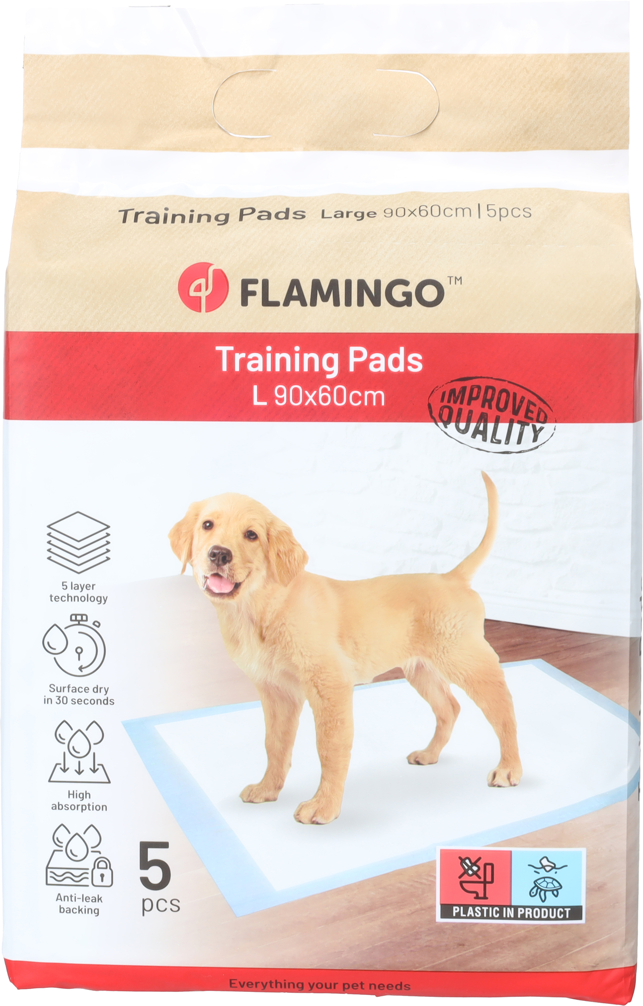 Flamingo Alfombrilla educativa Pady Blanco