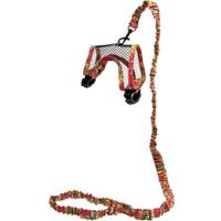 Flamingo Pettorina con guinzaglio Art Joy Mix