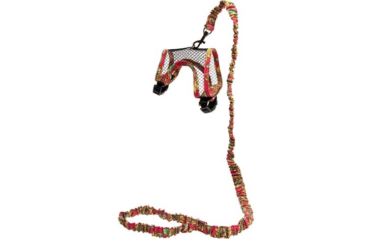 Flamingo Pettorina con guinzaglio Art Joy Mix