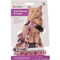 Flamingo Harness with leash Ziggi Pink