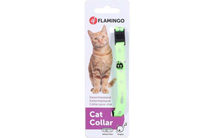 Flamingo Halsband Ziggi Fluo groen