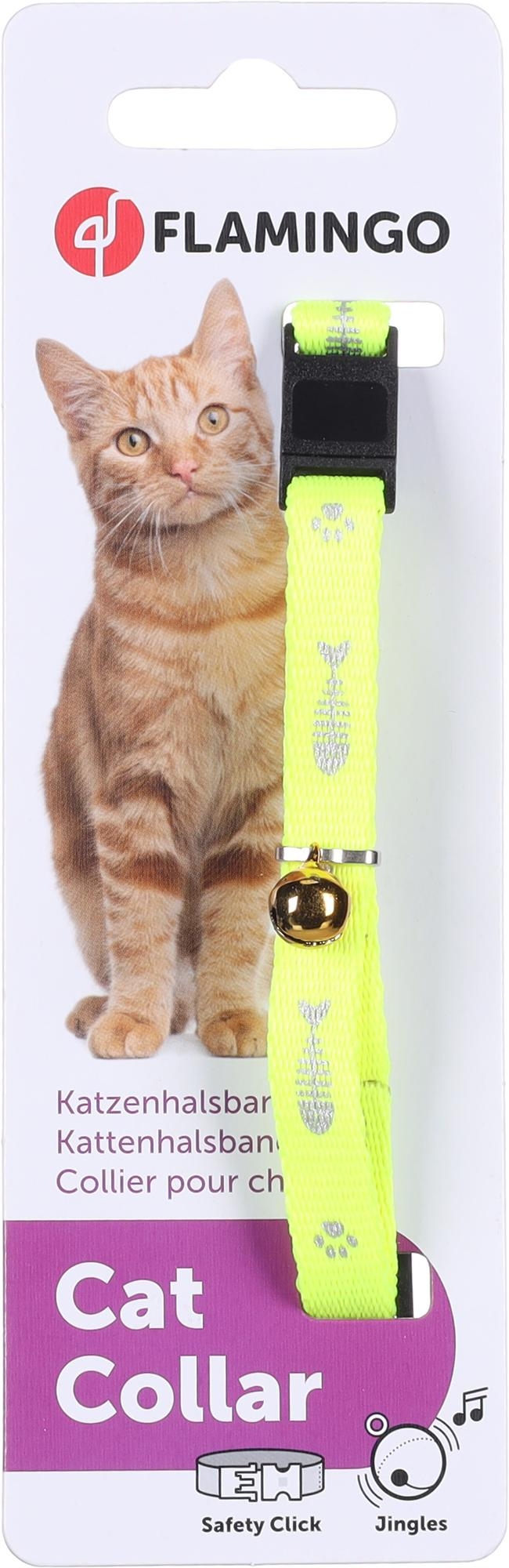 Flamingo Collier Ziggi Jaune fluo