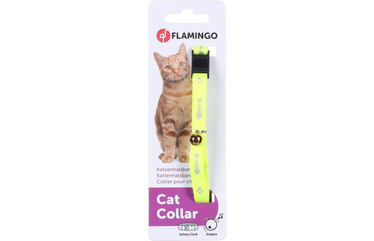 Flamingo Collier Ziggi Jaune fluo