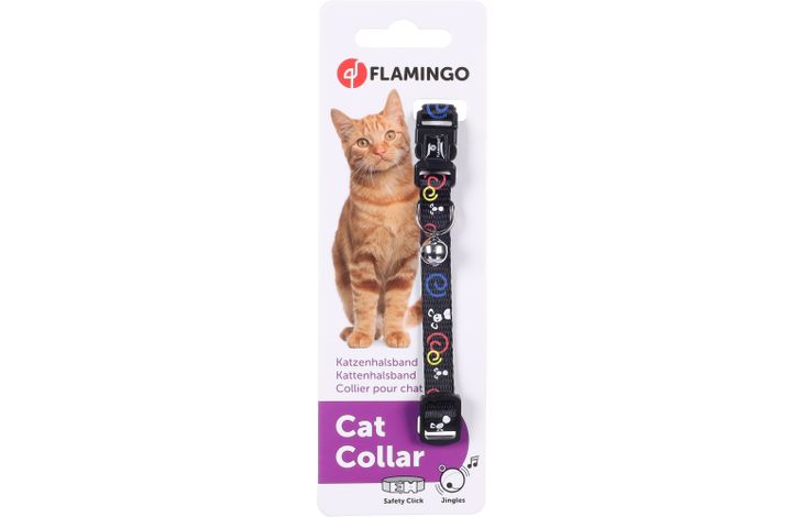 Flamingo Halsband Ziggi Schwarz