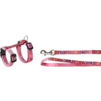 Flamingo Harness with leash Kitten Topo Pink