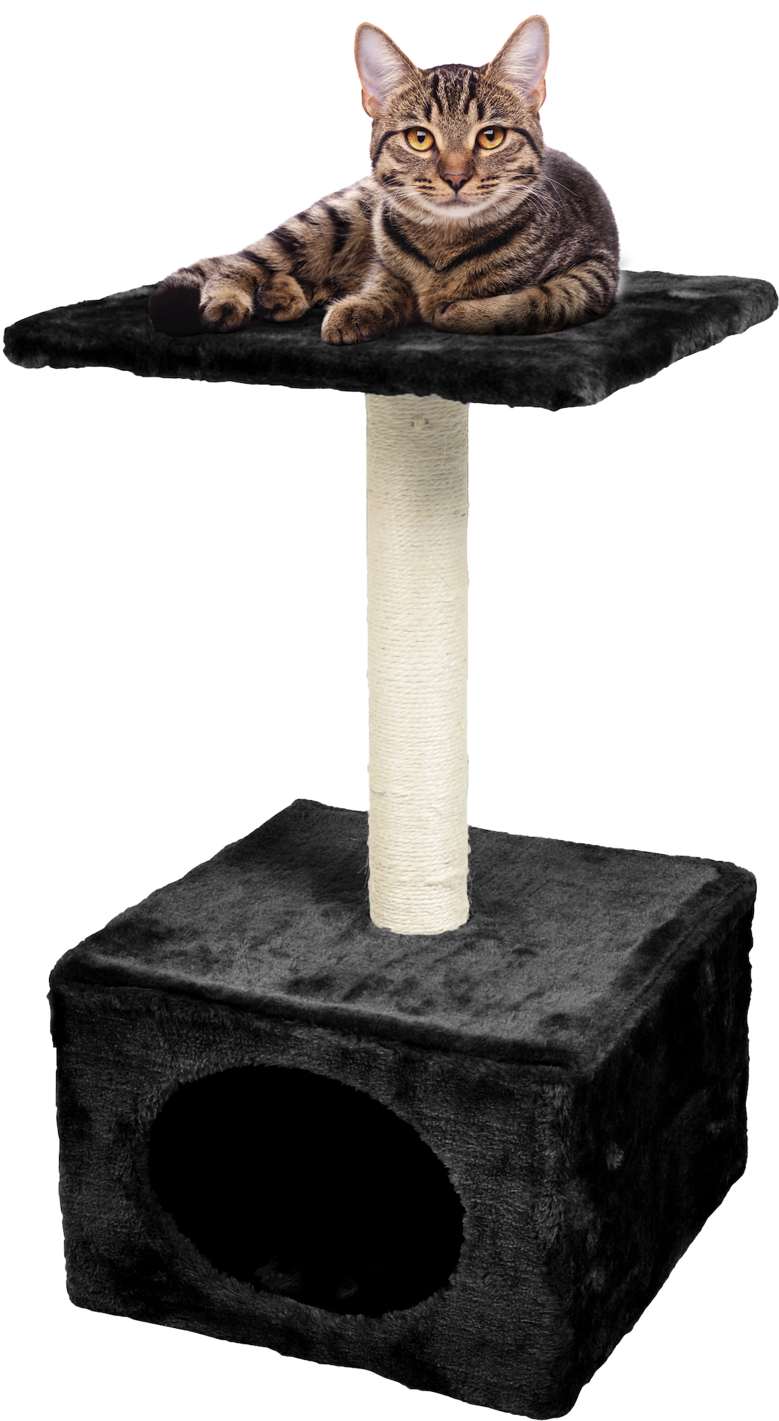 Flamingo Kratzbaum Sassière Ekrü & Schwarz