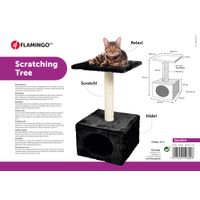 Flamingo Kratzbaum Sassière Ekrü & Schwarz