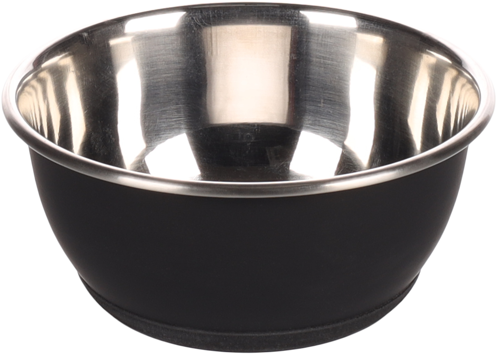 Flamingo Eet- en drinkpot Tobias Rond Zwart & Zilver