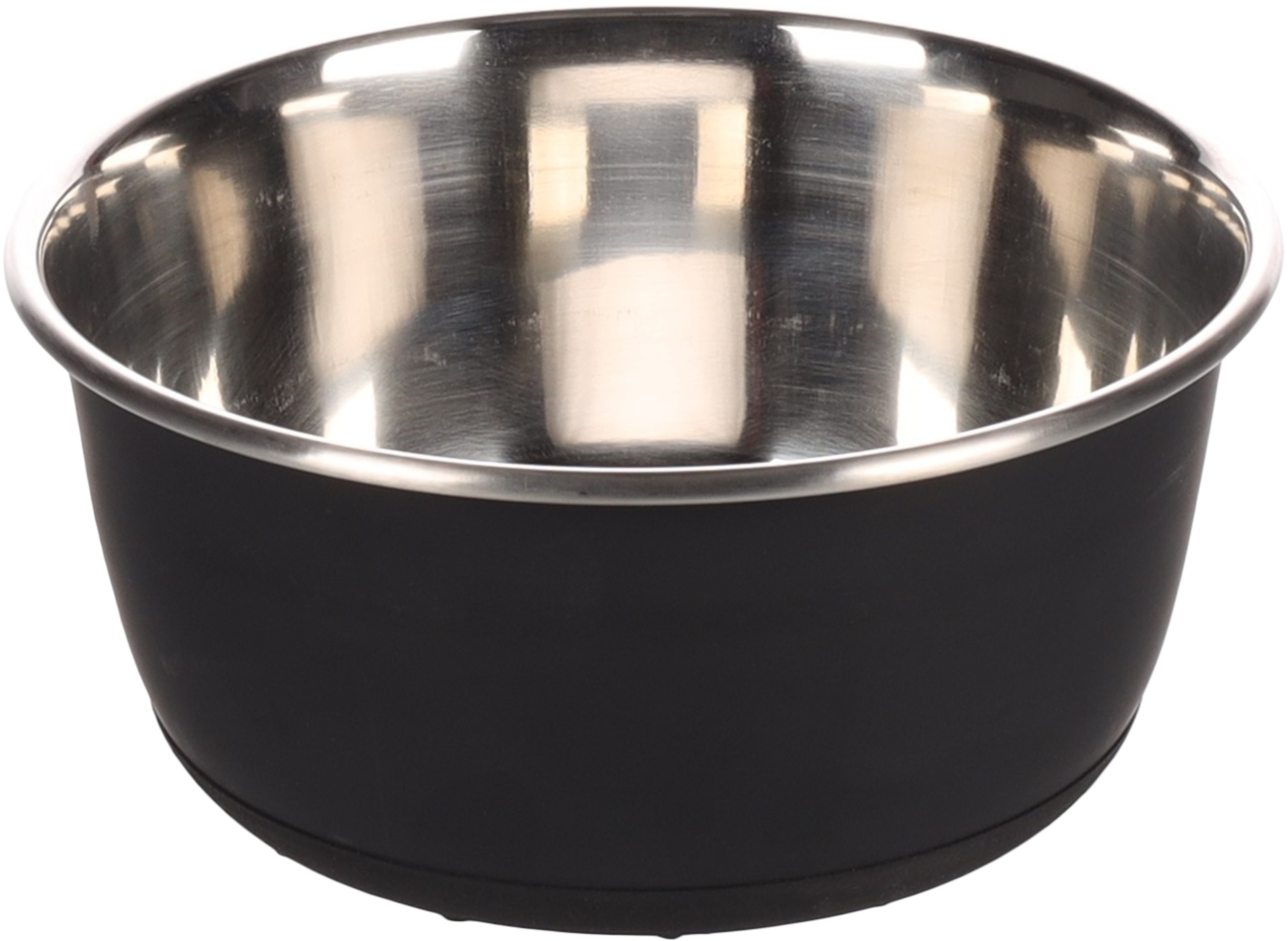 Flamingo Eet- en drinkpot Tobias Rond Zwart & Zilver